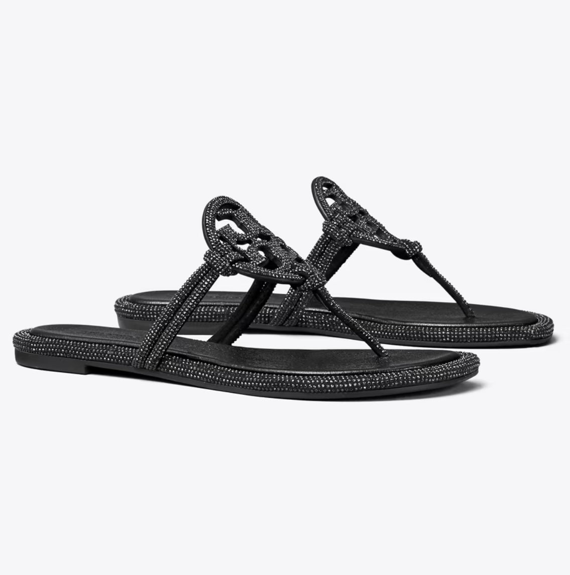 TB Black sandals