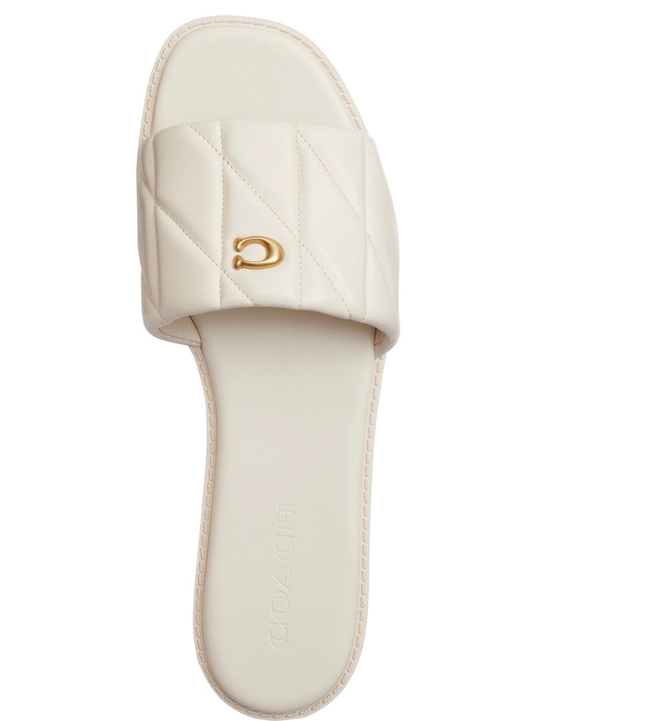 White Coach sandals